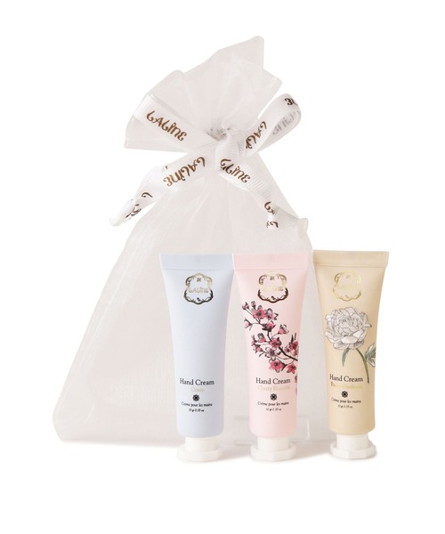 Laline（ラリン）の「プチハンドクリーム10g 3本セット (チェリー