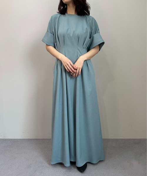 SR T☆⑧と一緒 ハワイアンワンピース（タック） ウエストタック