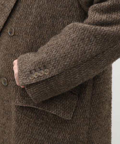 COUTURE D'ADAM イタリアンヘリンボーンコート 40 Couture d'adam