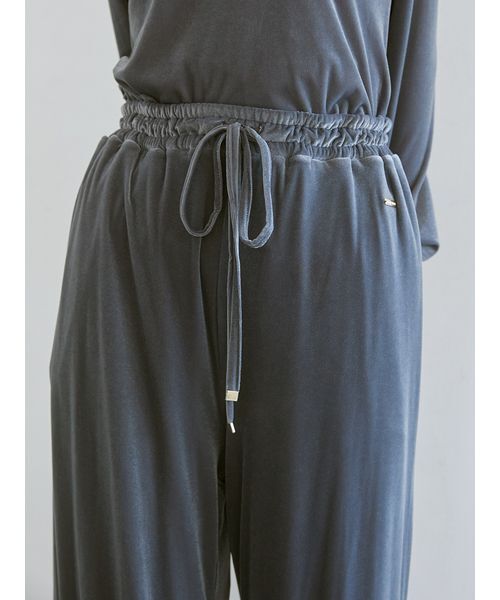 セール】ベロアロングパンツ（ルームウェア/パジャマ）｜gelato pique