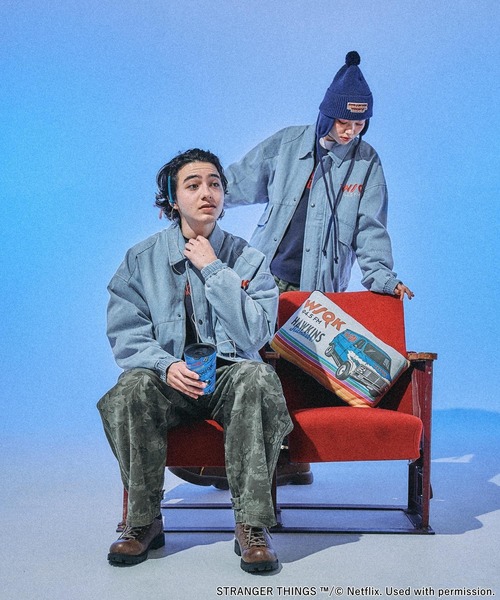 niko and（ニコアンド）の「【STRANGER THINGS】コラボデニム