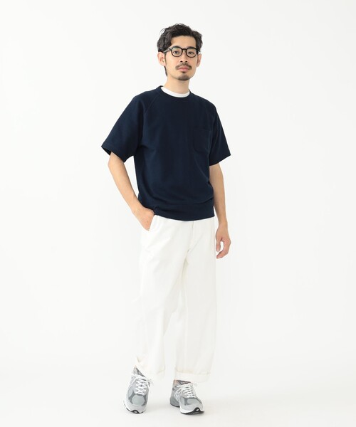 LOOPWHEELER × BEAMS PLUS / 別注 Extra Light Short Sleeve Sweat