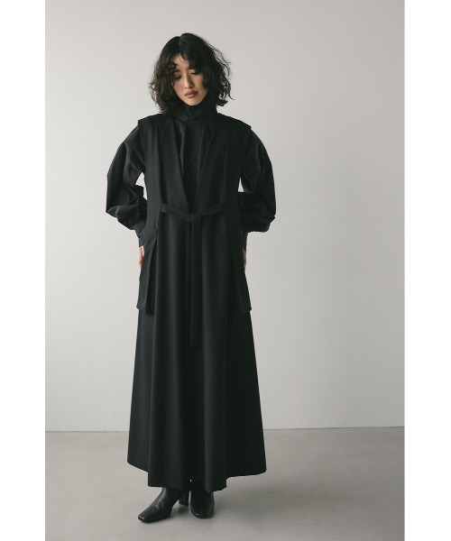 2WAYディープVポケットワンピース（ワンピース）｜STYLEMIXER