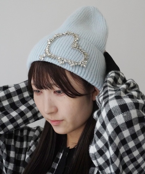 セール】【 Port / ポート 】 キラキラ ビジュー ハートデザイン