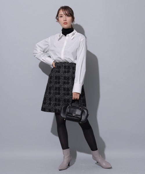 Apuweiser-riche（アプワイザーリッシェ）の「ツイードミニスカート