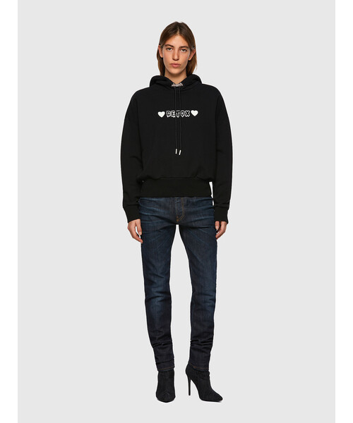 DIESEL（ディーゼル）の「レディース スウェットパーカー 刺繍