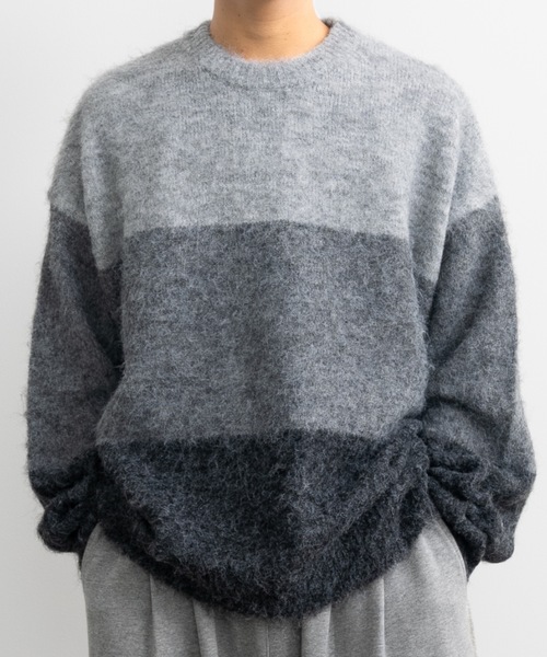 SINSS（シンス）の「Wool blend gradation knit / ウールブレンド