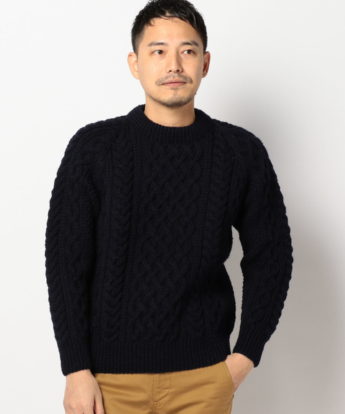 INVERALLAN: 【1A】 ウール クルーネック ニット（ニット/セーター