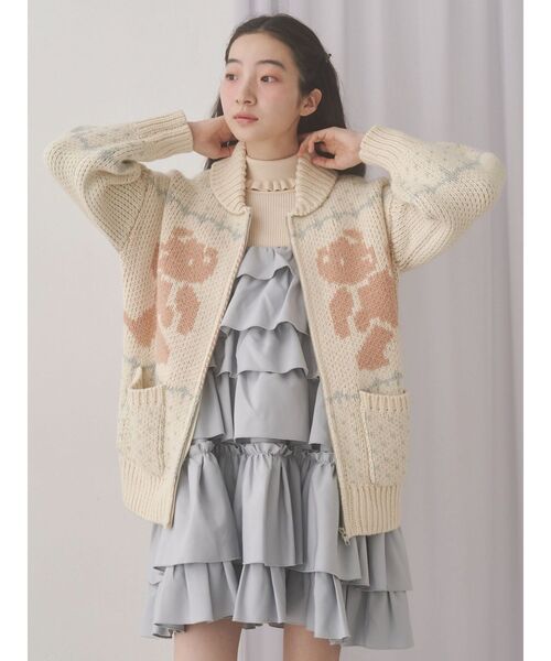 ホイップクリームミニワンピース（ワンピース）｜merry jenny（メリー