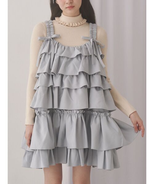 merry jenny（メリージェニー）の「ホイップクリームミニワンピース