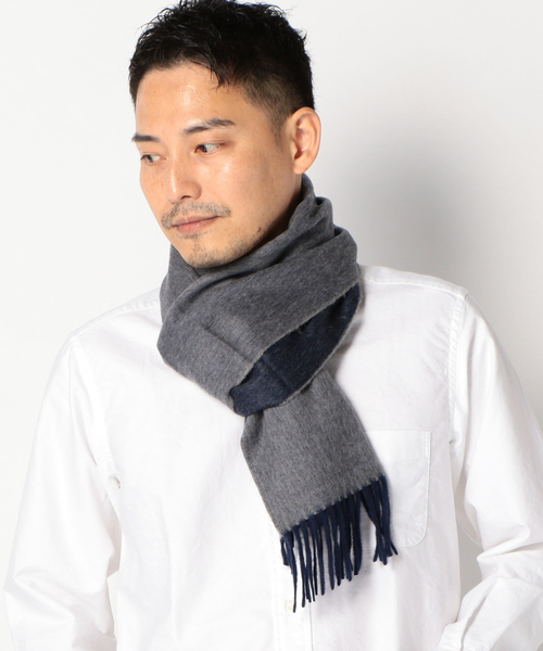 DRAKE'S（ドレイクス）の「DRAKE'S: ウール/アンゴラ リバーシブル