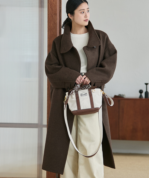 MANTECO/TWEEDスタンドコート（その他アウター）｜journal standard L