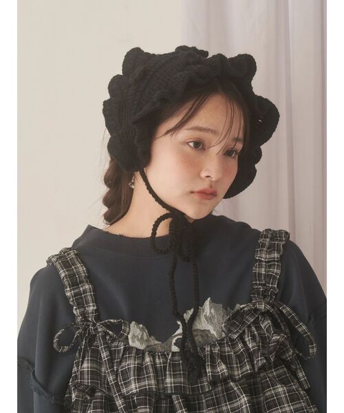 merry jenny（メリージェニー）の「お花のニットヘッドドレス