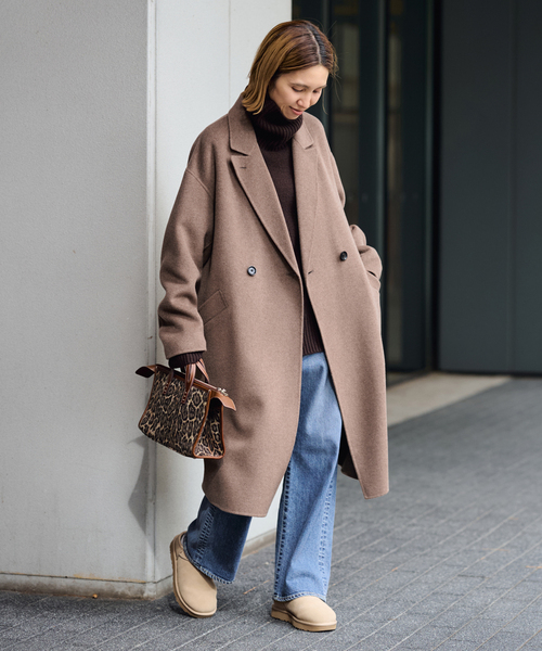 ≪追加≫SUPER160'sダブルブレストコート（チェスターコート