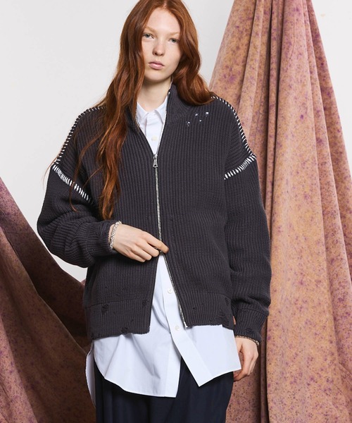 MAISON SPECIAL（メゾンスペシャル）の「《UNISEX》Embroidery Damage