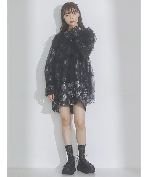 merry jenny（メリージェニー）の「flowerジャガードパフミニ