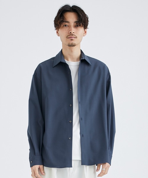 city（シティ）の「WOOL SHIRTS/オーバーサイズウールシャツ（シャツ