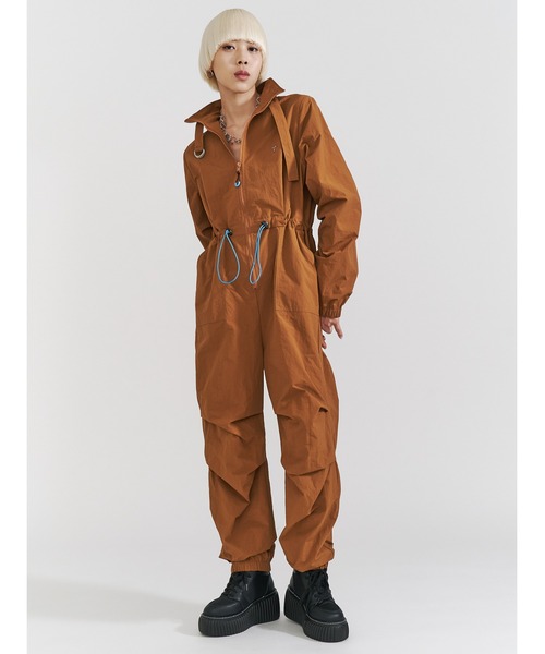 PAMEO POSE（パメオポーズ）の「Nylon Jumpsuits（つなぎ