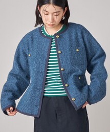 SHIPS for women｜シップス フォー ウィメンのノーカラージャケット