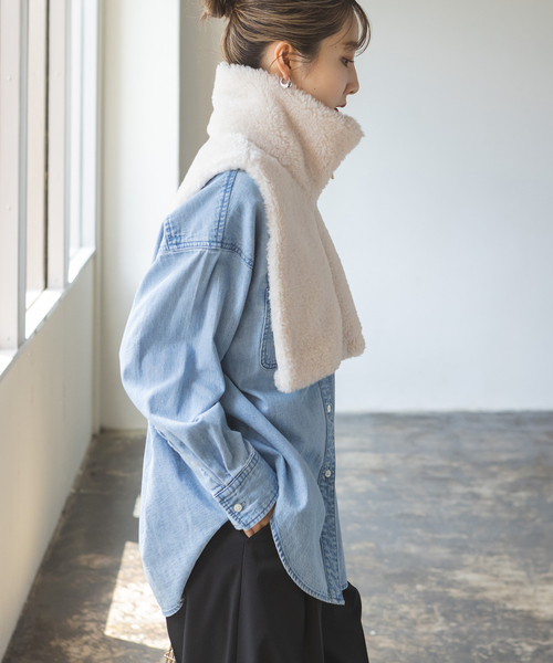 Noble（ノーブル）の「スノーボアネックウォーマー（ネックウォーマー