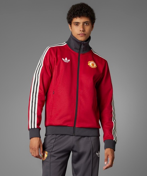 ☆マンチェスターU adidas 古着 メンズ トラックジャケット