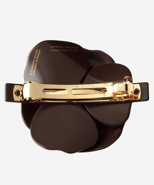 ALEXANDRE DE PARIS】カメリアバレッタ（ベージュ）