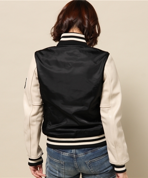 HYSTERIC GLAMOUR（ヒステリックグラマー）の「袖レザースタジャン