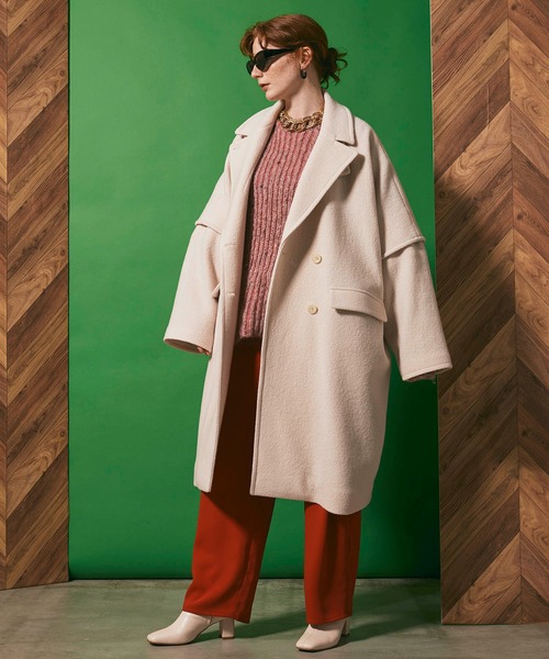 MAISON SPECIAL（メゾンスペシャル）の「ブークレー2WAYポンチョコート