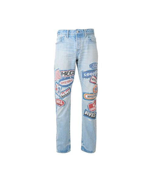 DPC加工 スリムストレートデニムパンツ（デニムパンツ）｜HYSTERIC