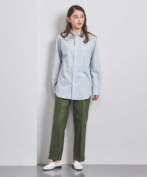 BASERANGE（ベースレンジ）の「＜BASERANGE＞OLE ストライプ シャツ