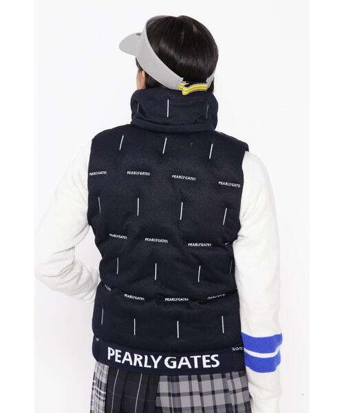 パーリーゲイツ pearlygates ダウン ベスト 極美品○PEARLY GATES