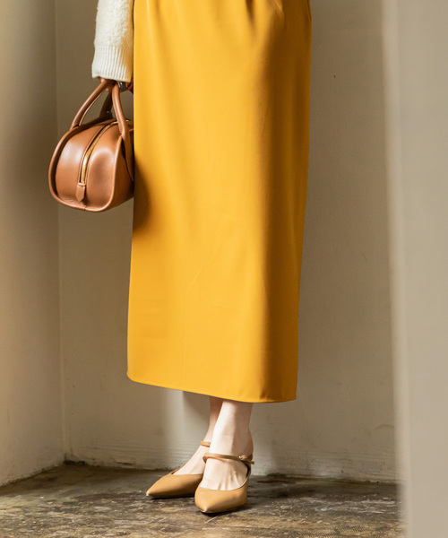 Noble（ノーブル）の「《追加》ジャージーライクカラータイトスカート