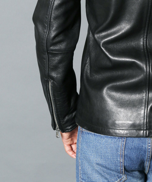 Magine（マージン）の「SHEEP LEATHER ZIP SINGLE RIDERS JKT:シープ