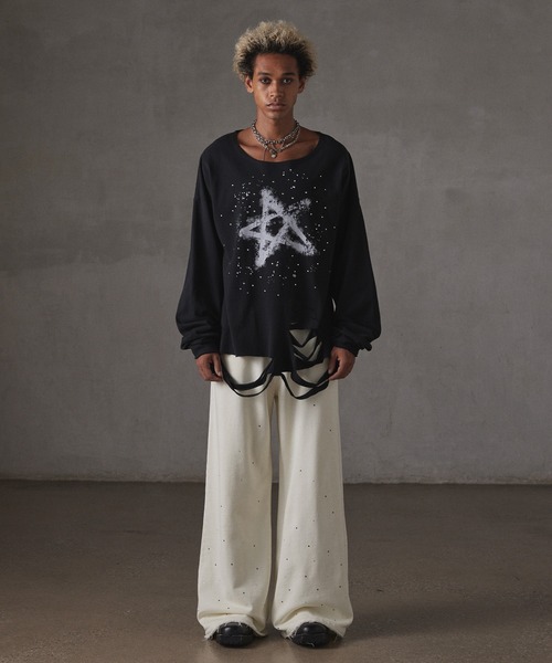 GRANCY（グランシー）の「【GRANCY】LinestoneDesign Damage