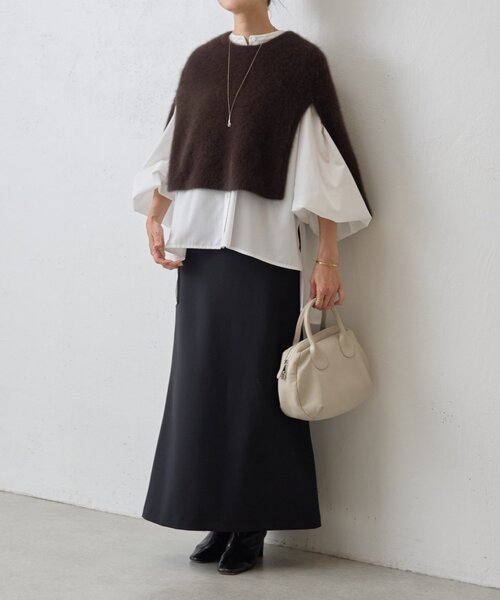 セール】ファーニットポンチョ（ニット/セーター）｜BEARDSLEY