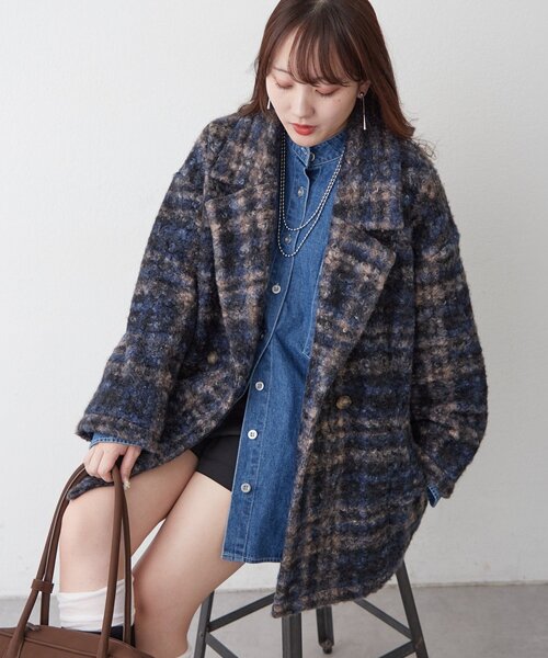 リングチェックWテーラージャケット（テーラードジャケット）｜Remind