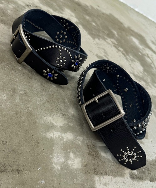 A'GEM/9 × .kom 『A'gem/エージェム』 スティングレースタッズベルト