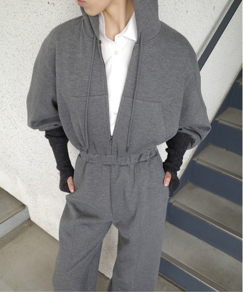 セール】HOODED SWEAT ALL IN ONE（つなぎ/オールインワン）｜CLANE
