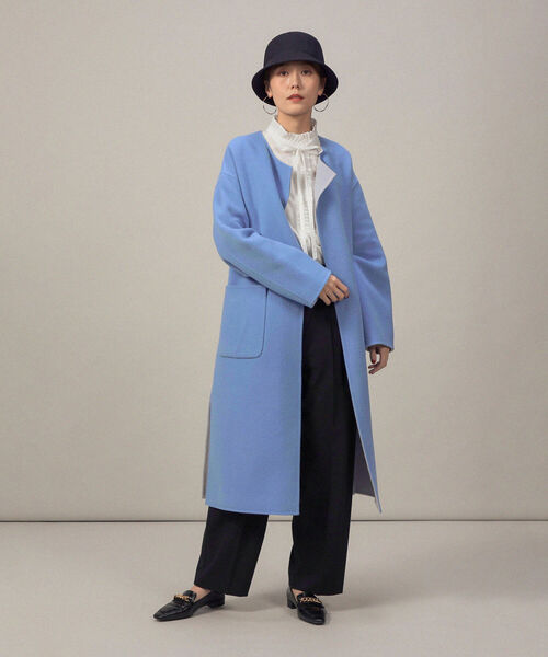 NOLLEY'S Sophi（ノーリーズソフィ）の「バイカラーリバーノーカラー