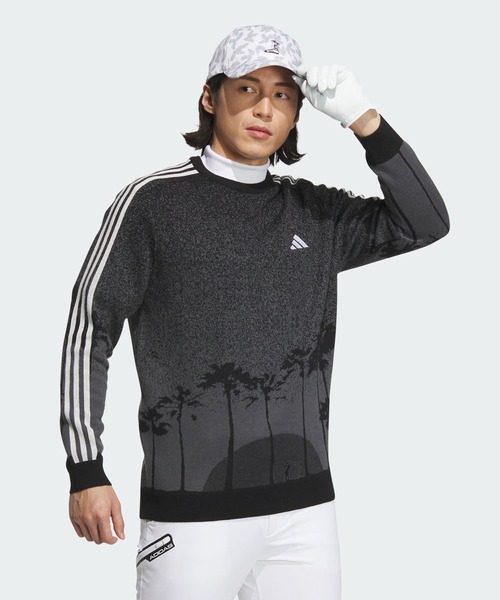 adidas（アディダス）の「LA サンセット クルーネックセーター【adidas