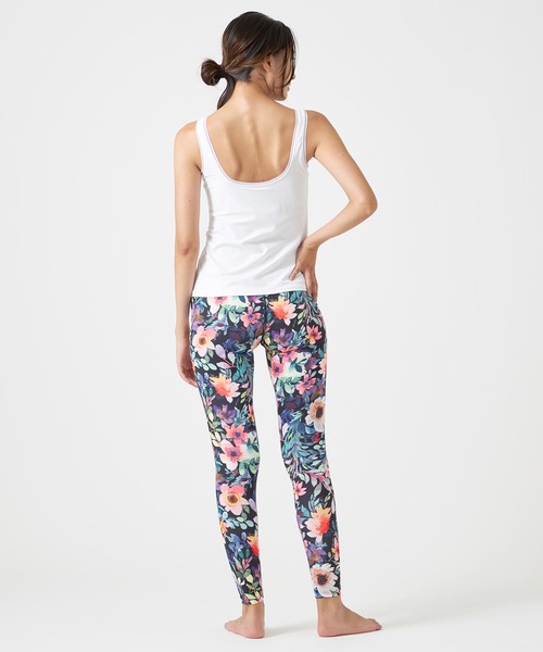 Chacott（チャコット）の「ポピーフラワープリントレギンス（レギンス