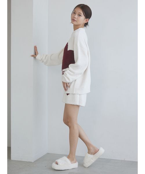 セール】【ONLINE限定】ハートジャガードプルオーバー＆ショートパンツ