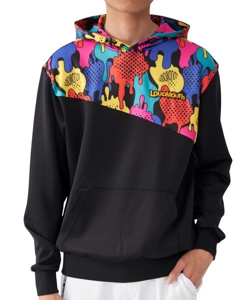 新品□14,300円【ラウドマウス ゴルフ】メンズ パーカー ウェア L