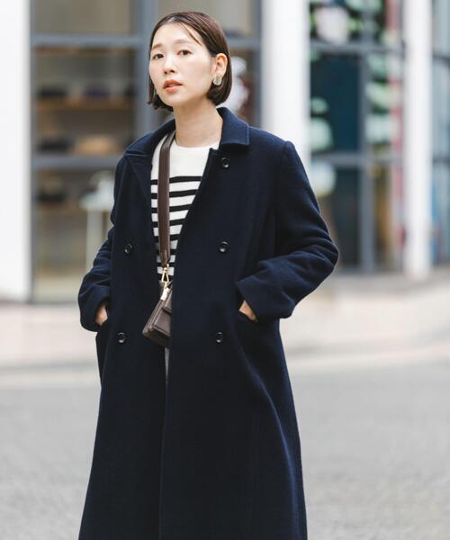 セール】F by ROSSO モッサダブルロングコート（その他アウター）｜F