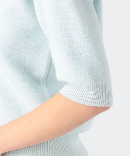 caban（キャバン）の「コットンカシミヤ スキッパーニット（ニット