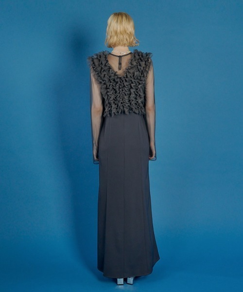 Many way frill dress（ドレス）｜et.UNiVER（エトユニベール）の