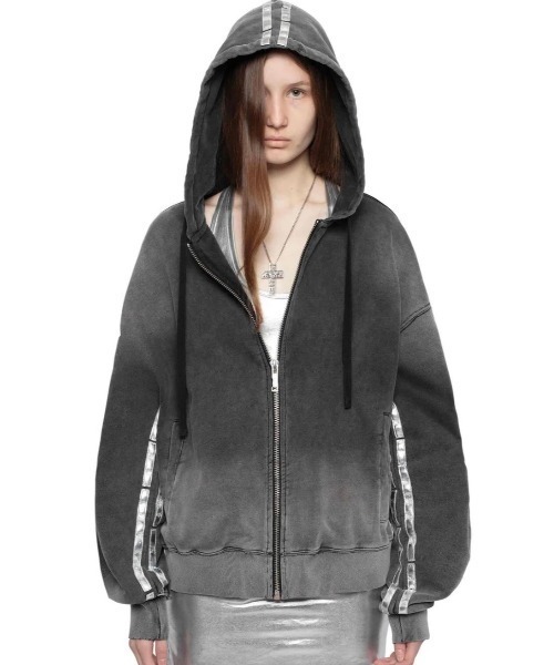 セール】【RACER WORLDWIDE】Faded Metallic Track Hoodie