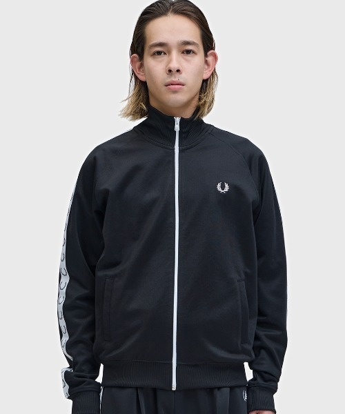 セール】Taped Track Jacket／フレッドペリートラックジャケット