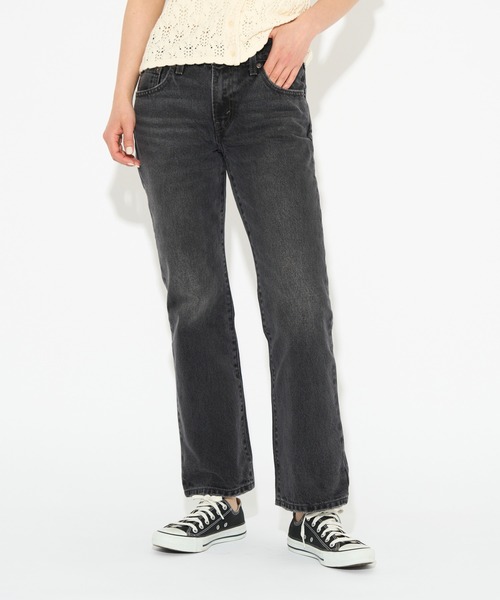 セール】Levi's/リーバイス MIDDY ANKLE ブーツカット ブラック PLAY