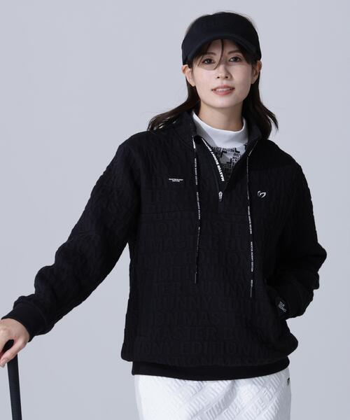 MASTER BUNNY EDITION】ロゴキルトジャガードハーフジップアップ